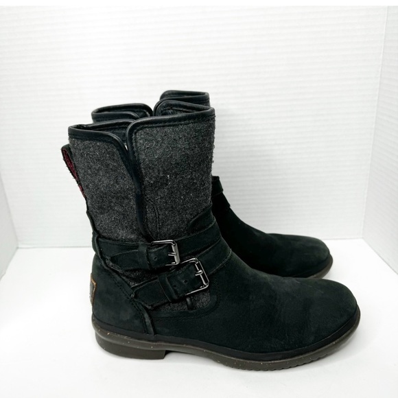 UGG‎ Simmens Waterproof Biker Boots Moto 6 - Picture 3 of 8